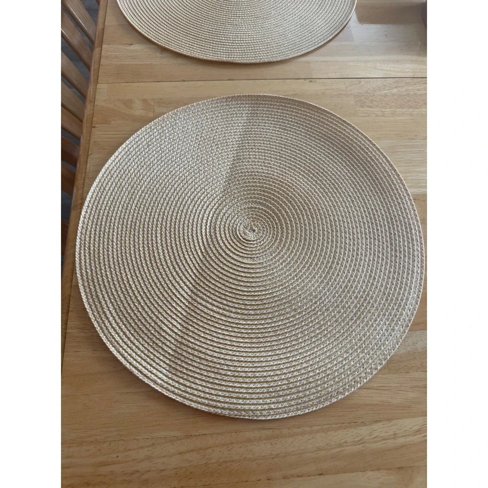 Set of 6 Round Woven Braided Placemats 15